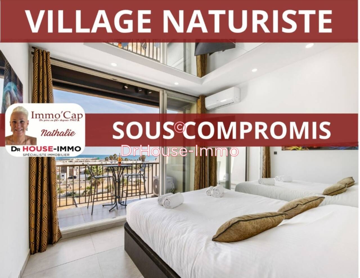 Appartement 1 pièce de 16 m² - Cap d'Agde (34300)