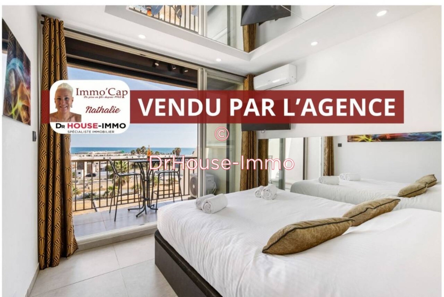 Appartement 1 pièce de 16 m² - Cap d'Agde (34300)