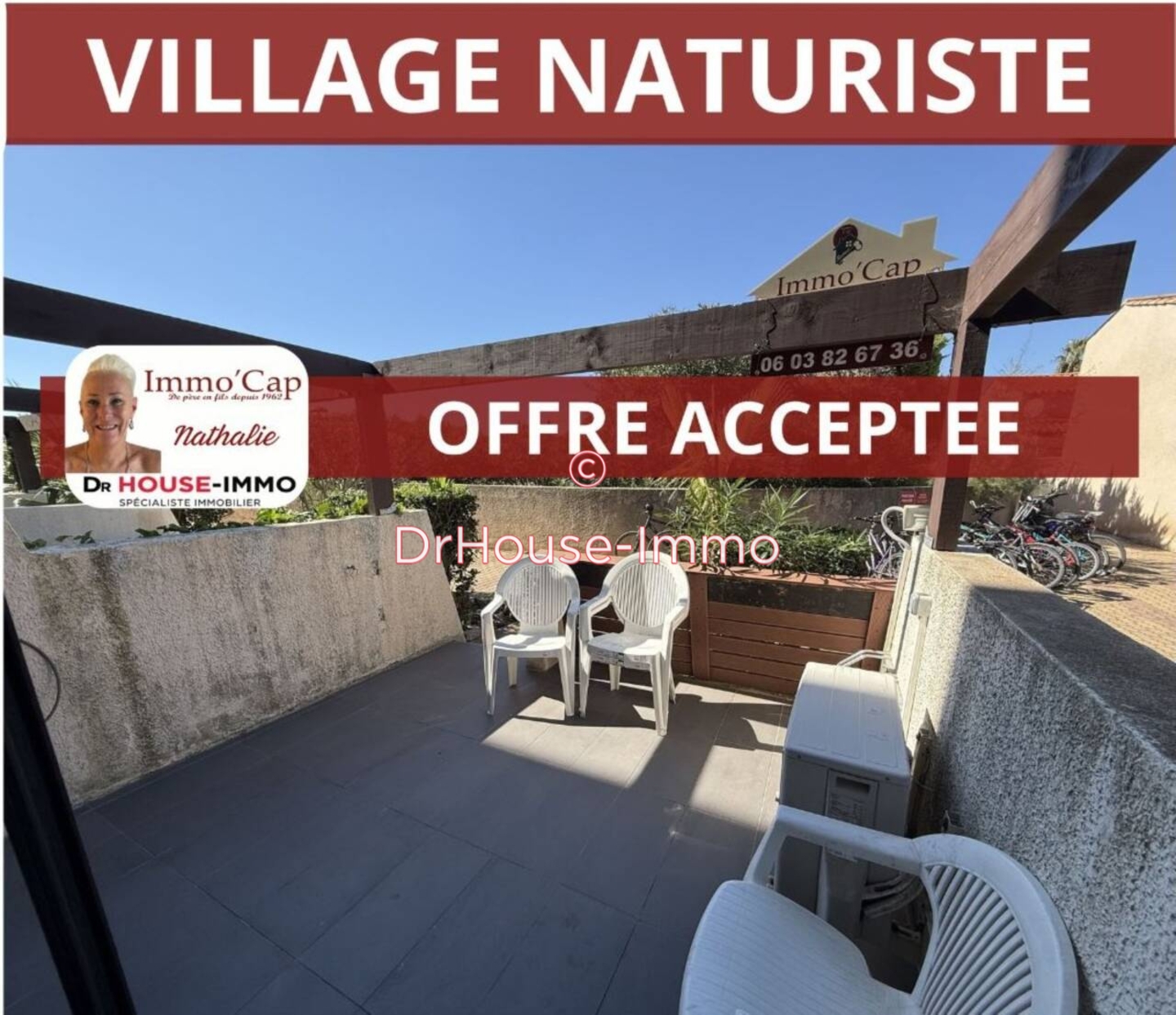 Appartement 1 pièce de 21 m² - Cap d'Agde (34300)