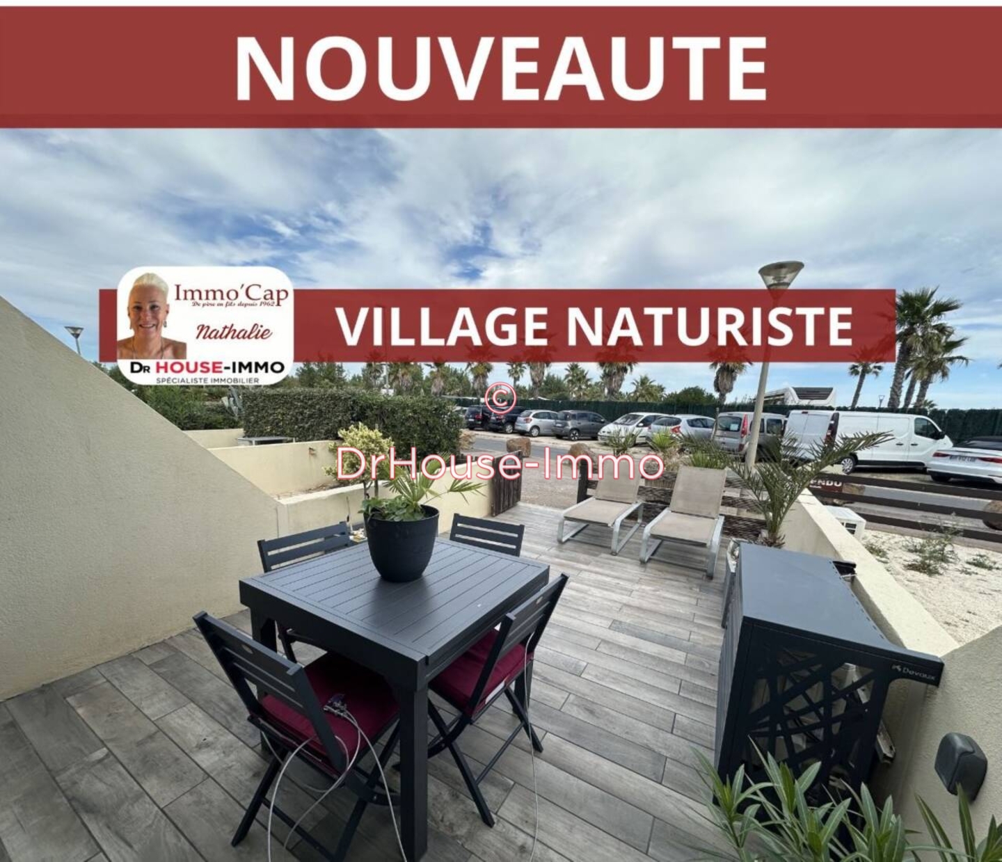 Appartement 1 pièce de 23 m² - Cap d'Agde (34300)