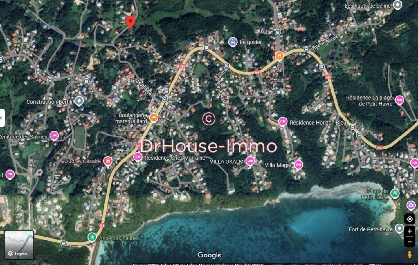 Terrain de 800 m² - Gosier (97190)