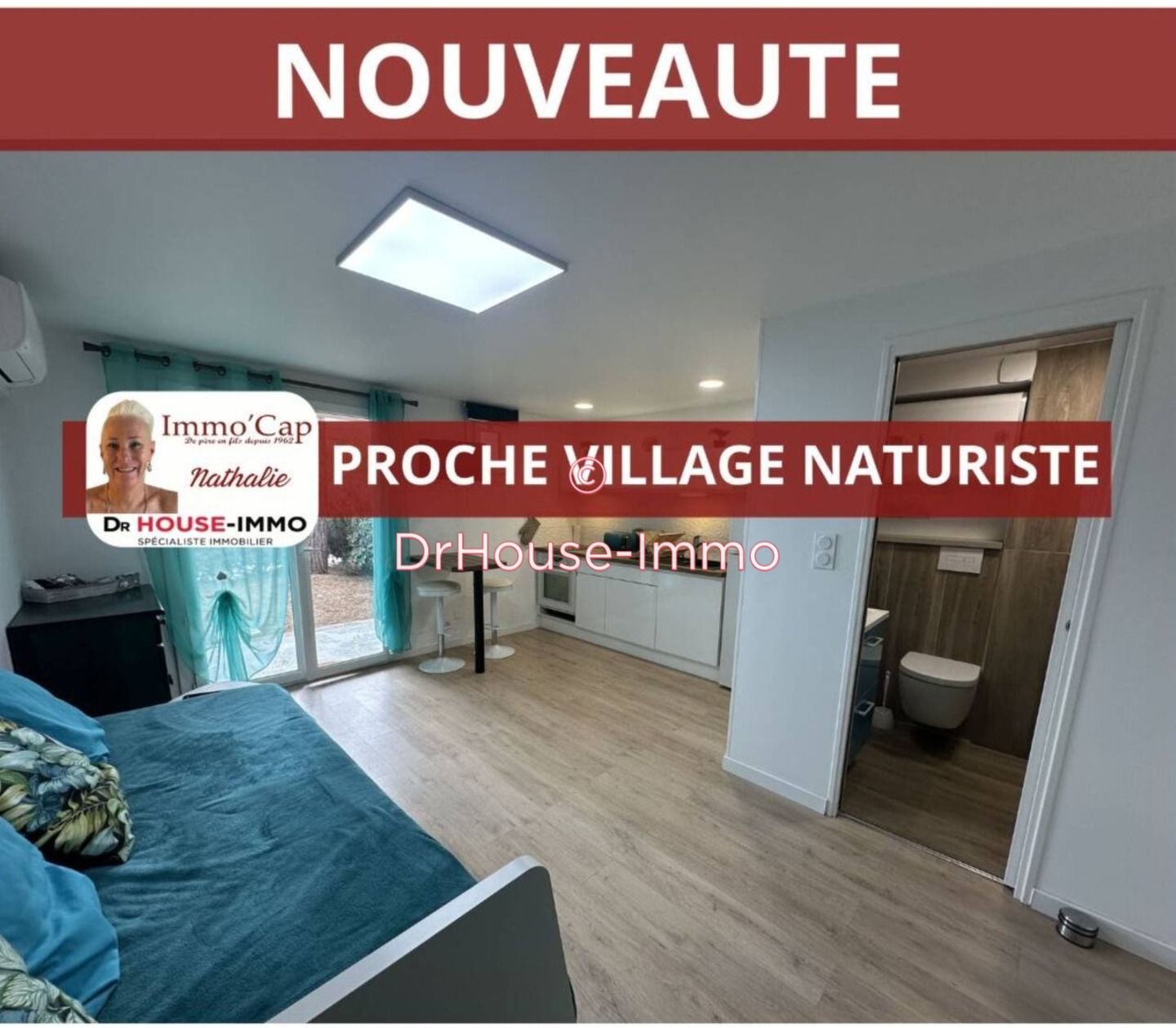 Appartement 1 pièce de 21 m² - Cap d'Agde (34300)