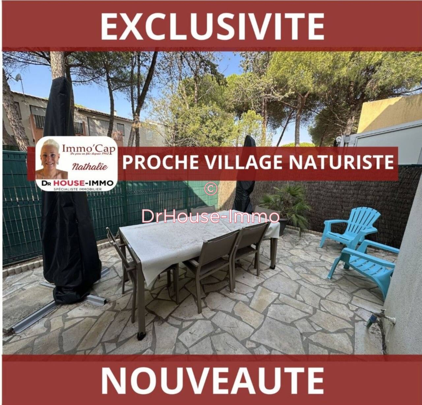 Maison 3 pièces de 41 m² - Cap d'Agde (34300)