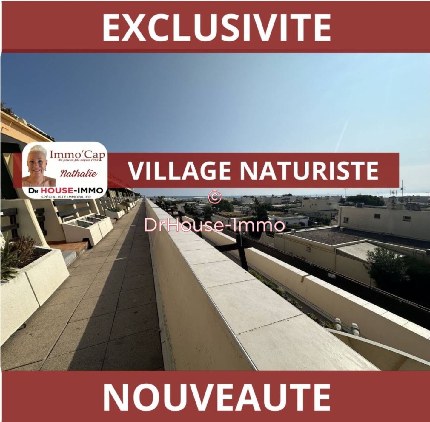 Appartement 1 pièce de 23 m² - Cap d'Agde (34300)