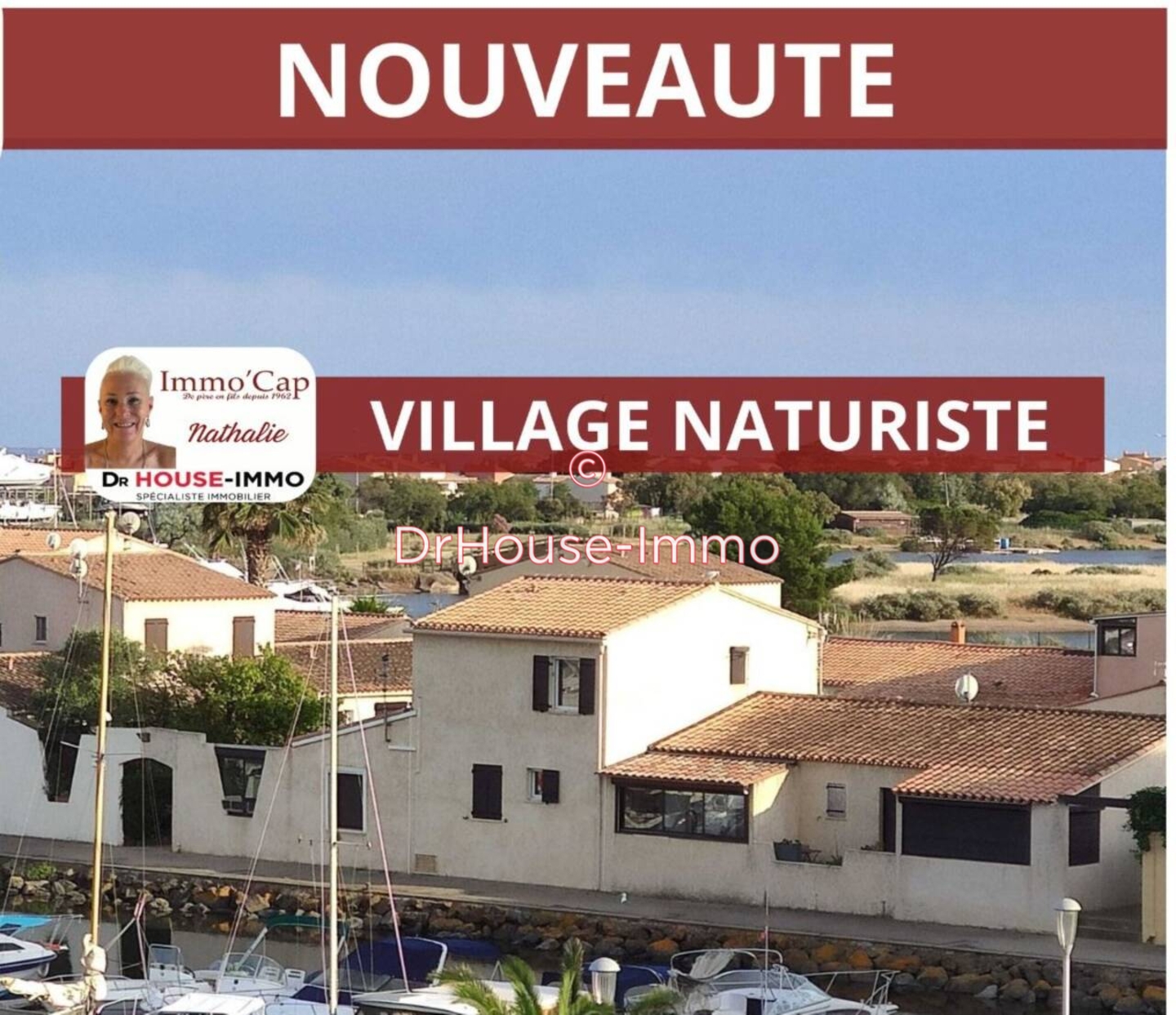 Maison 7 pièces de 122 m² - Cap d'Agde (34300)