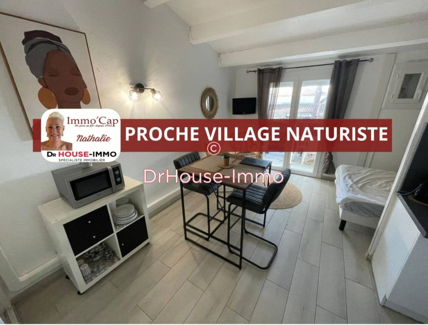 Appartement 1 pièce de 20 m² - Cap d'Agde (34300)