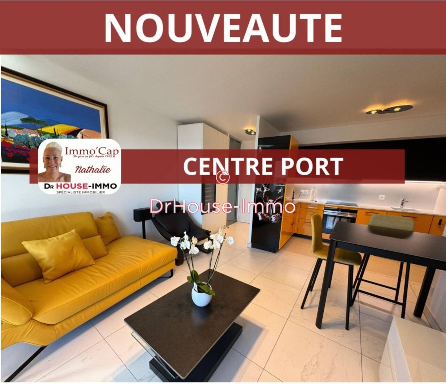 Appartement 3 pièces de 77 m² - Cap d'Agde (34300)