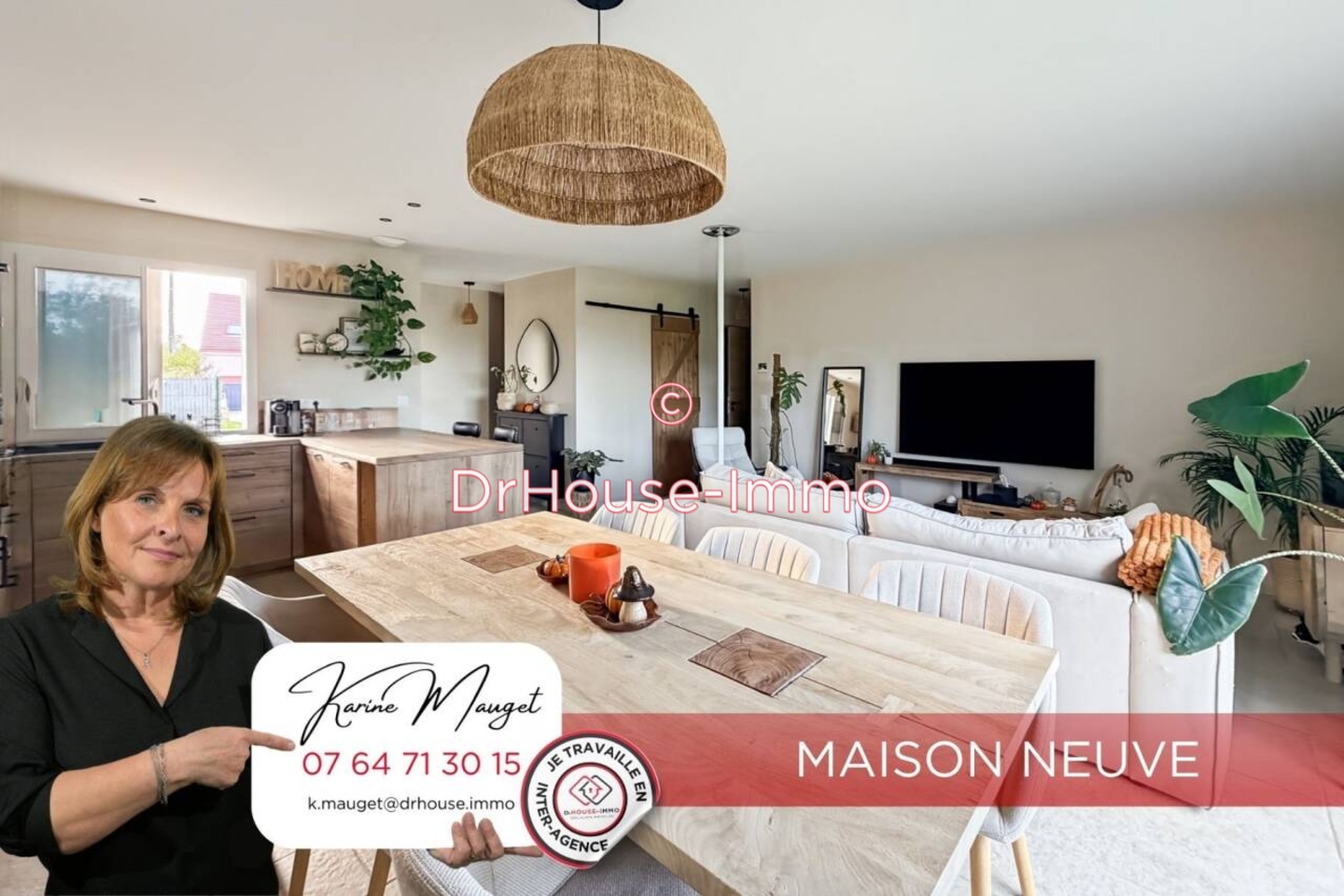 Maison 4 pièces de 83 m² - Rozay-en-Brie (77540)