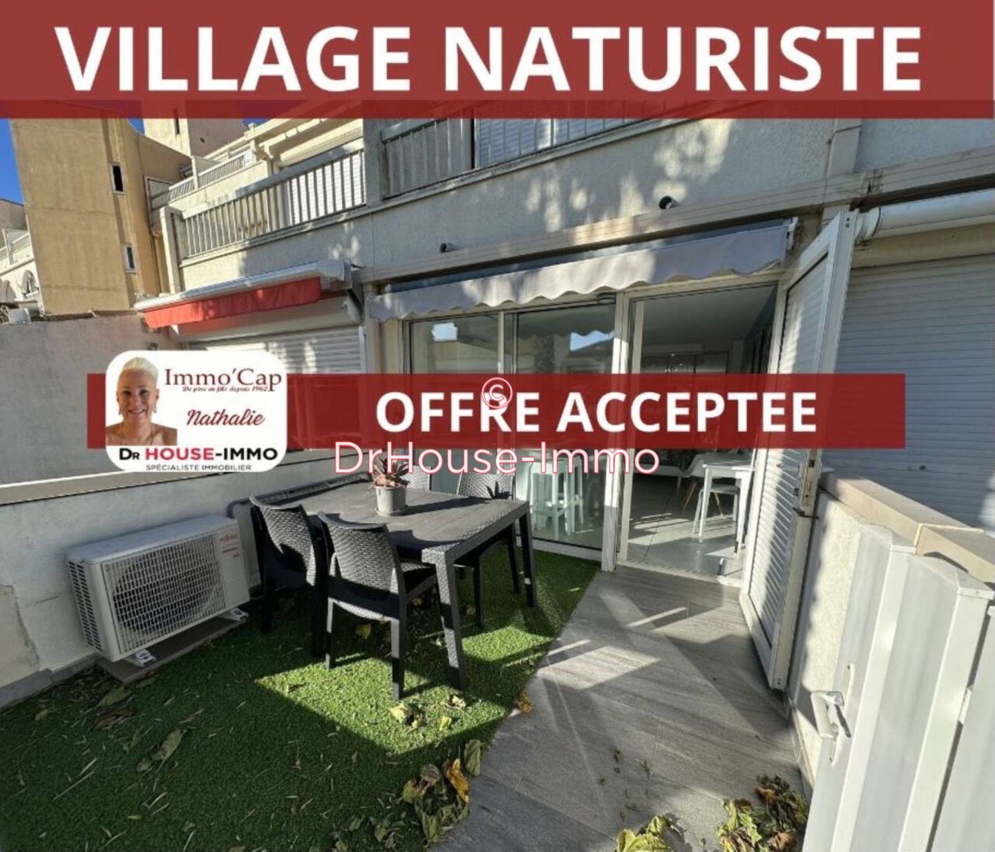 Appartement 1 pièce de 22 m² - Cap d'Agde (34300)