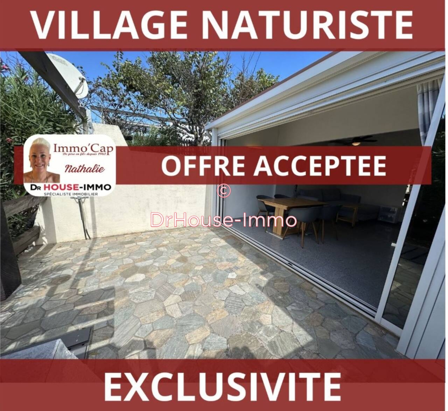 Maison 2 pièces de 27 m² - Cap d'Agde (34300)