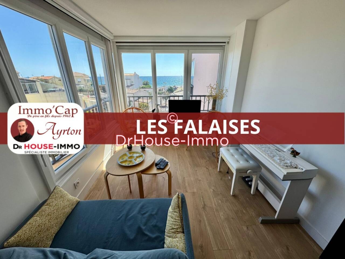 Appartement 1 pièce de 43 m² - Cap d'Agde (34300)