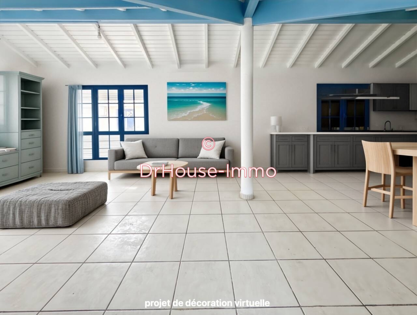 Appartement 3 pièces de 91 m² - Saint-Martin (97150)