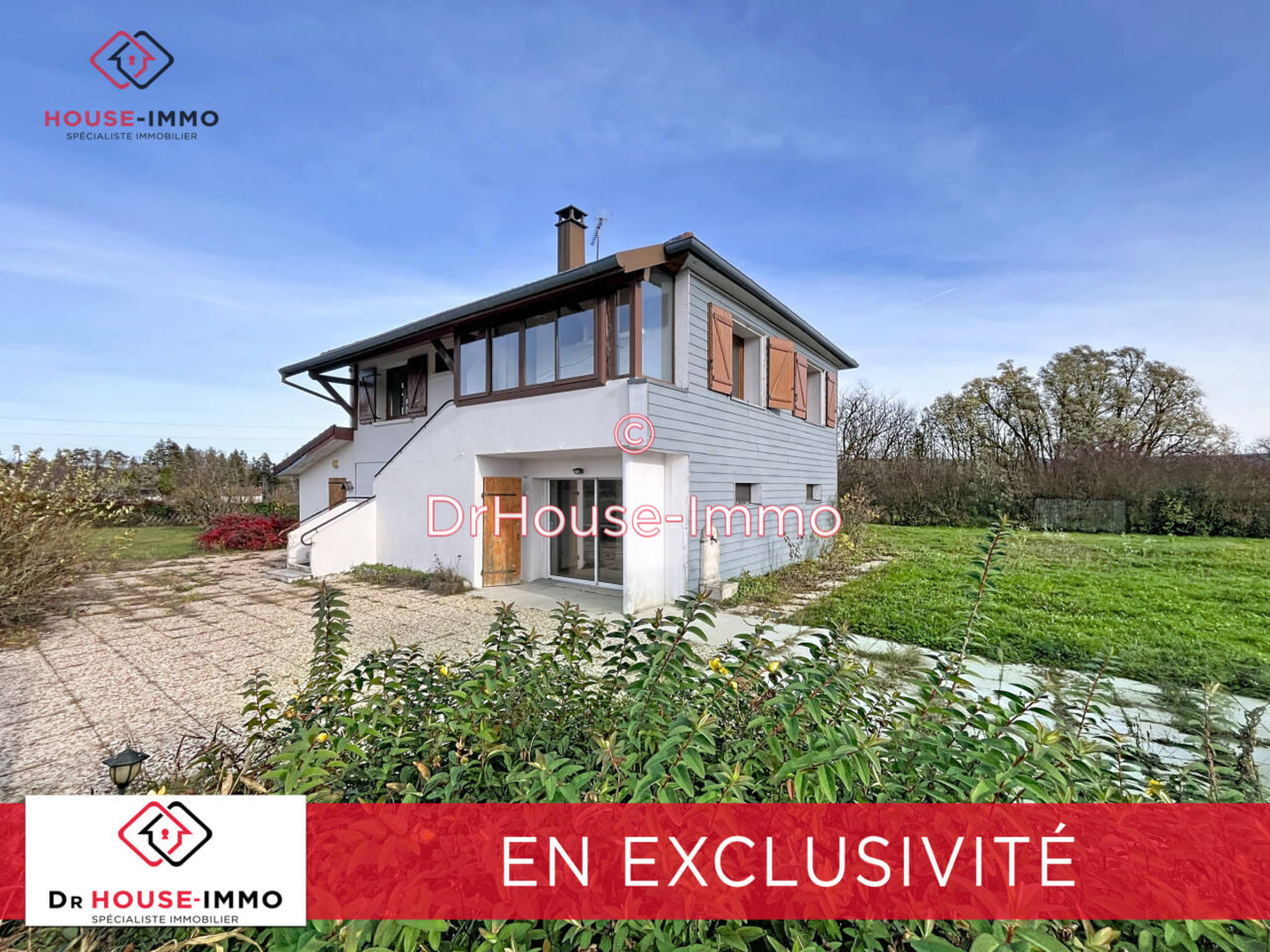 Maison 4 pièces de 74 m² - Pont-de-Poitte (39130)