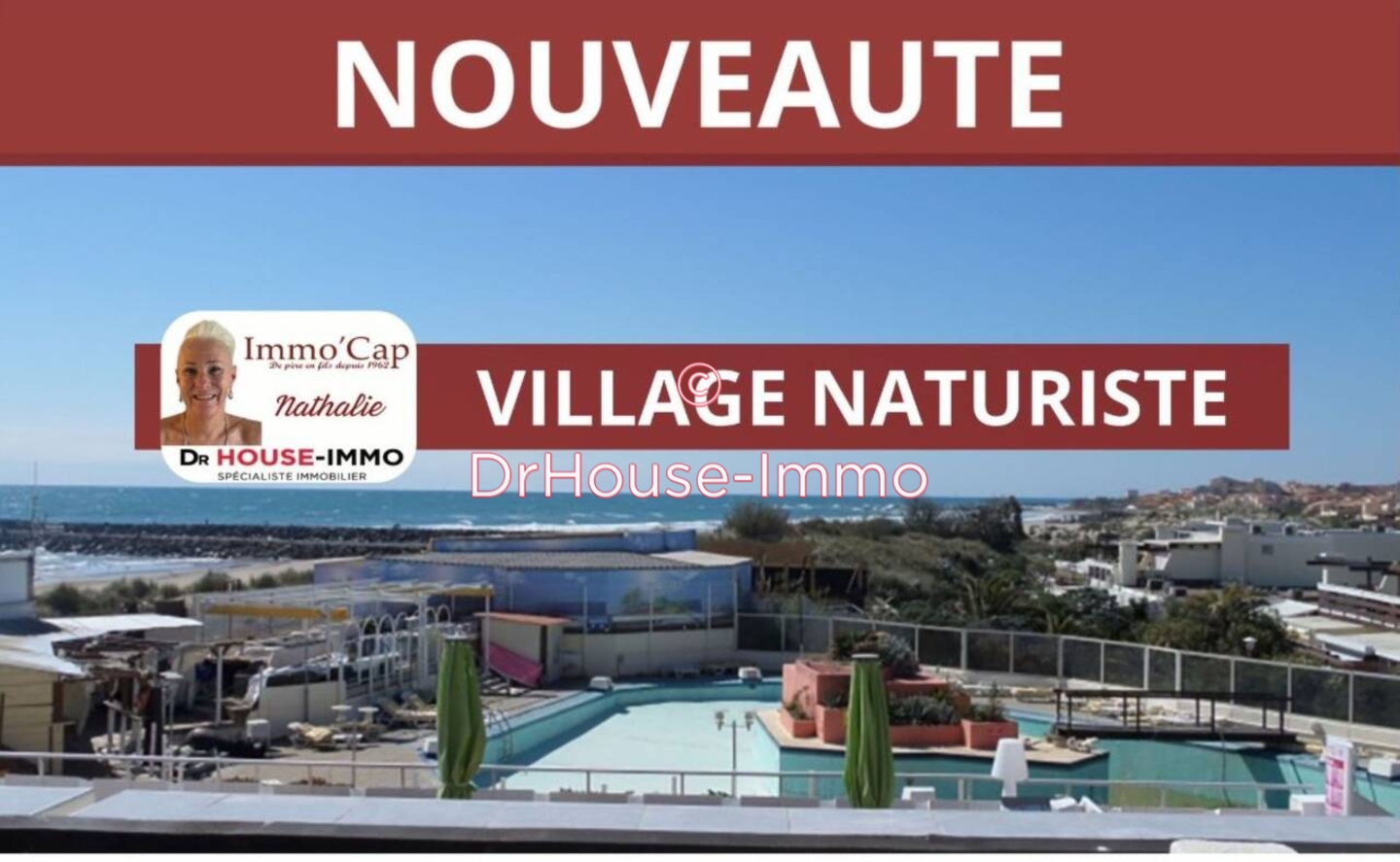 Appartement 2 pièces de 23 m² - Cap d'Agde (34300)