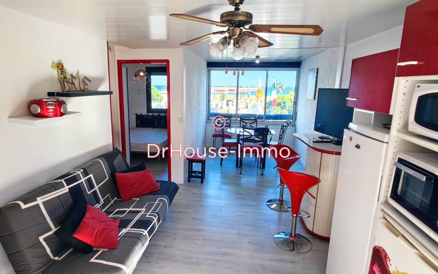 Appartement 3 pièces de 34 m² - Saint-Cyprien (66750)