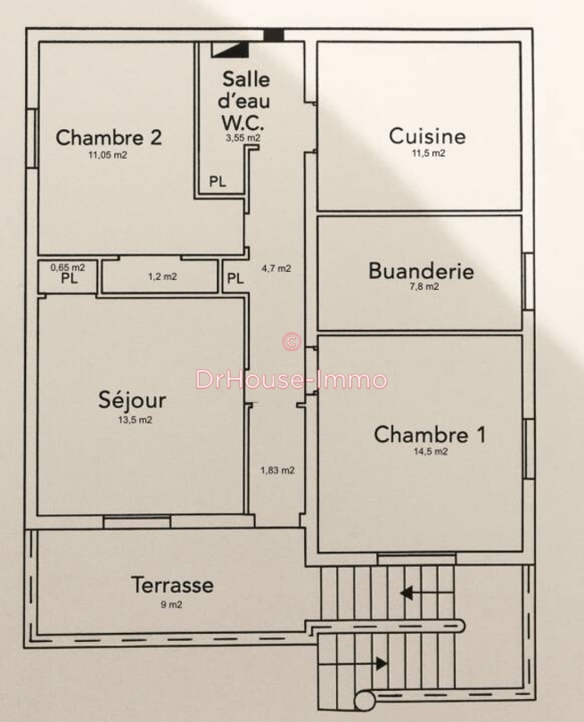 Maison 4 pièces de 70 m² - Cagnes-sur-Mer (06800)