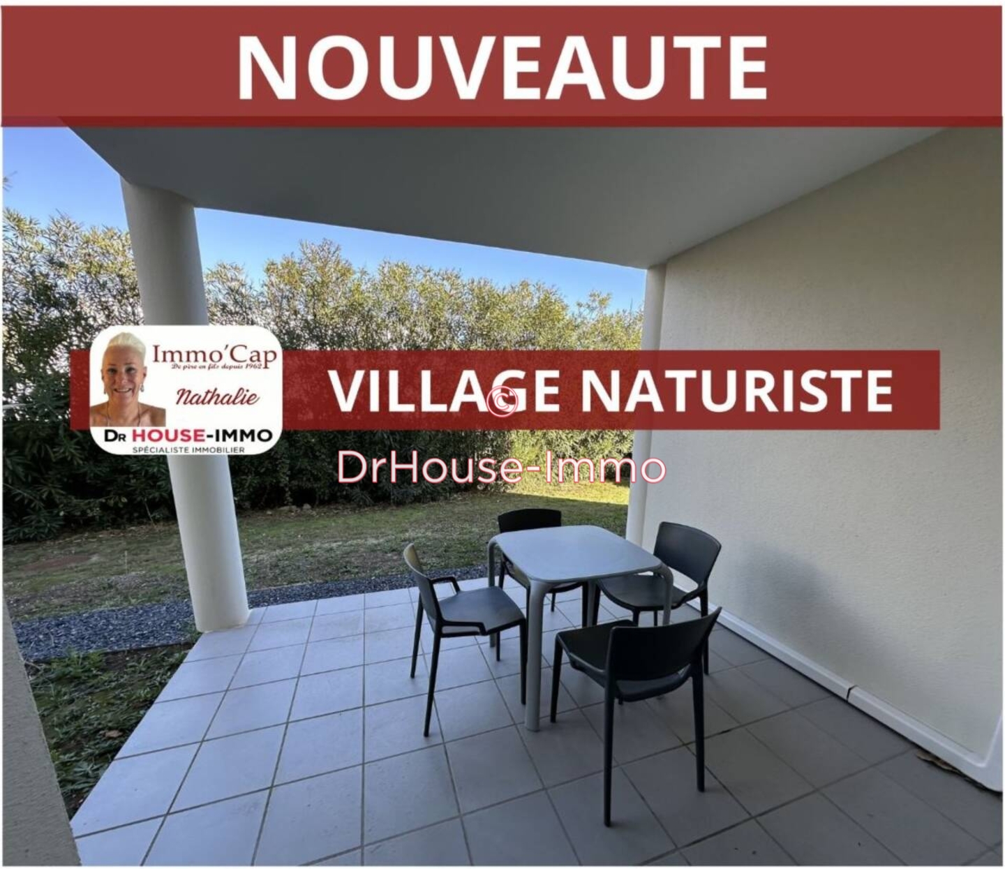 Appartement 2 pièces de 32 m² - Cap d'Agde (34300)