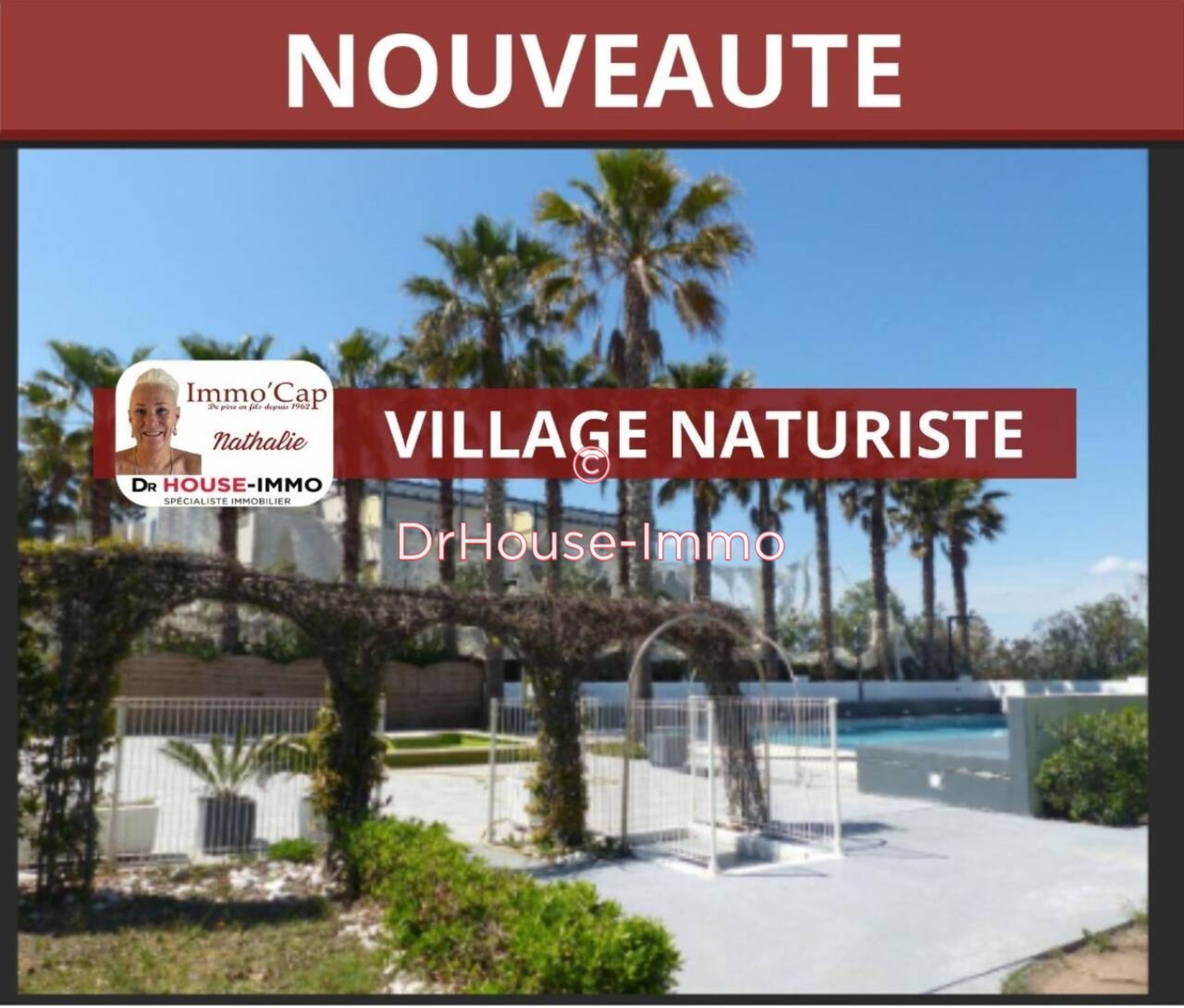 Appartement 2 pièces de 32 m² - Cap d'Agde (34300)