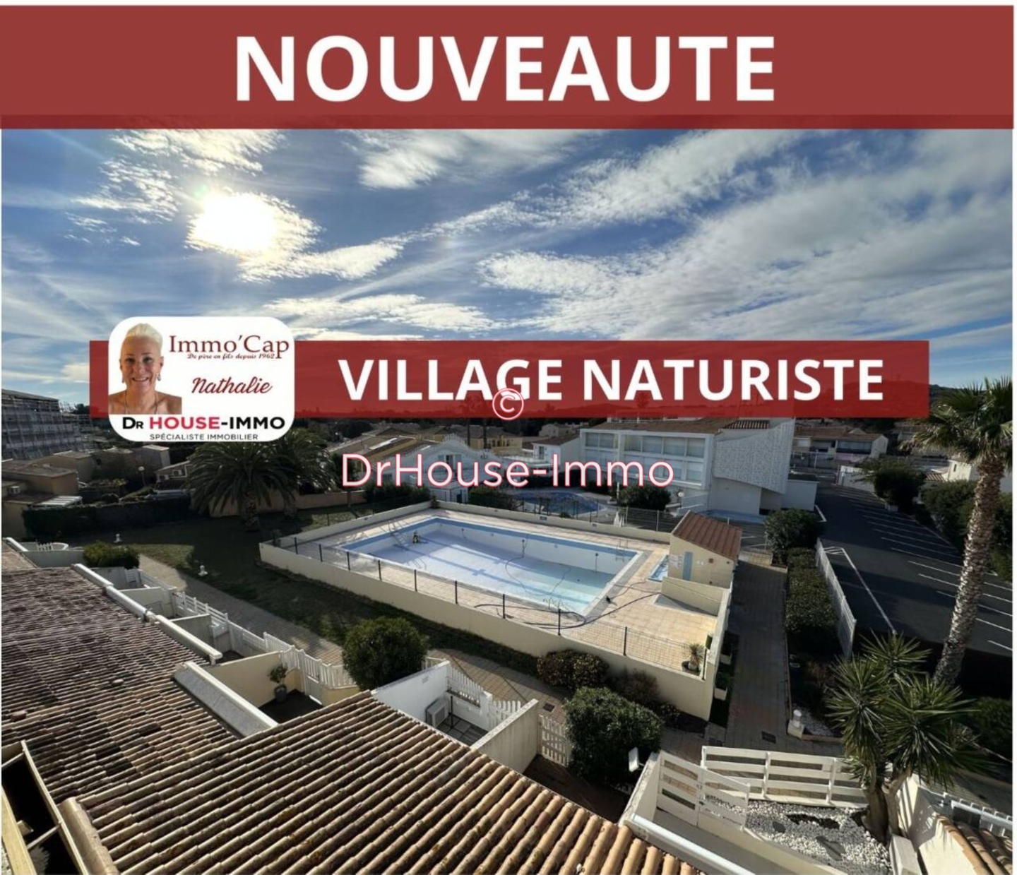 Appartement 1 pièce de 30 m² - Cap d'Agde (34300)
