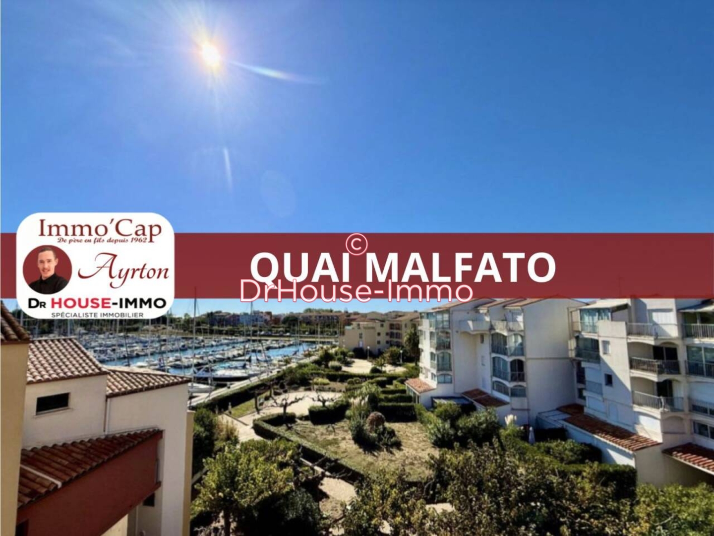 Appartement 2 pièces de 32 m² - Cap d'Agde (34300)