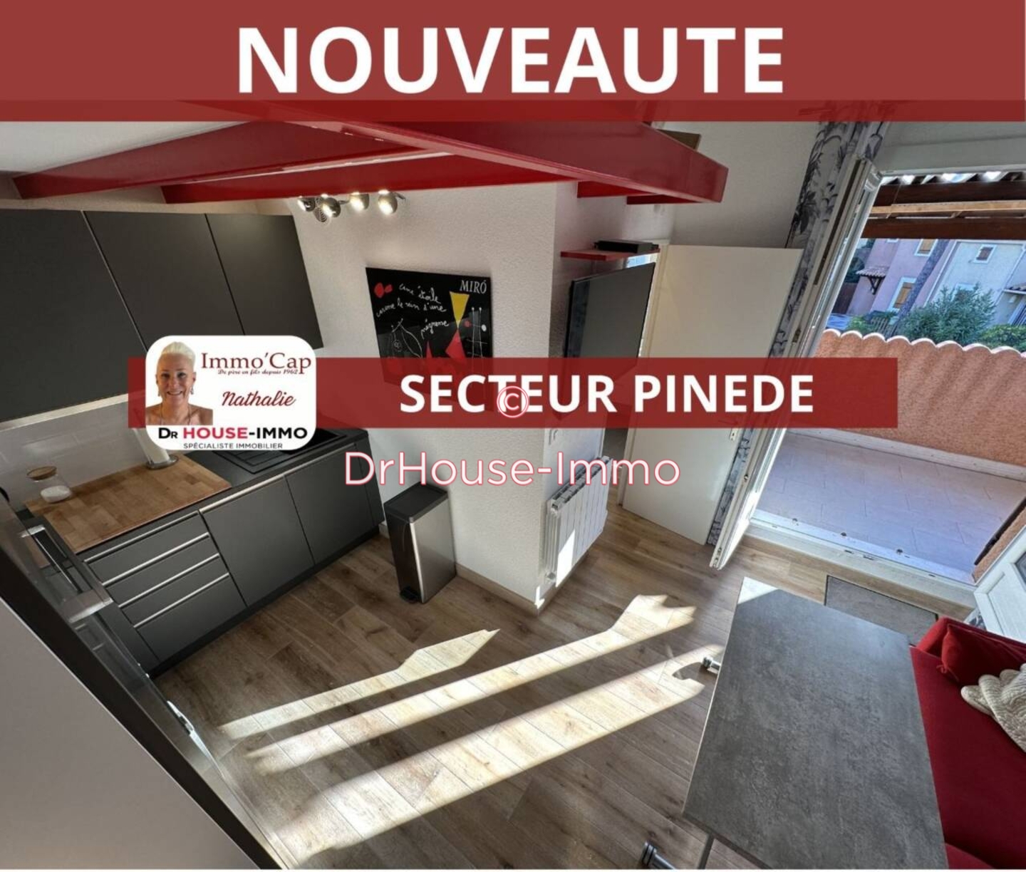 Appartement 1 pièce de 22 m² - Cap d'Agde (34300)