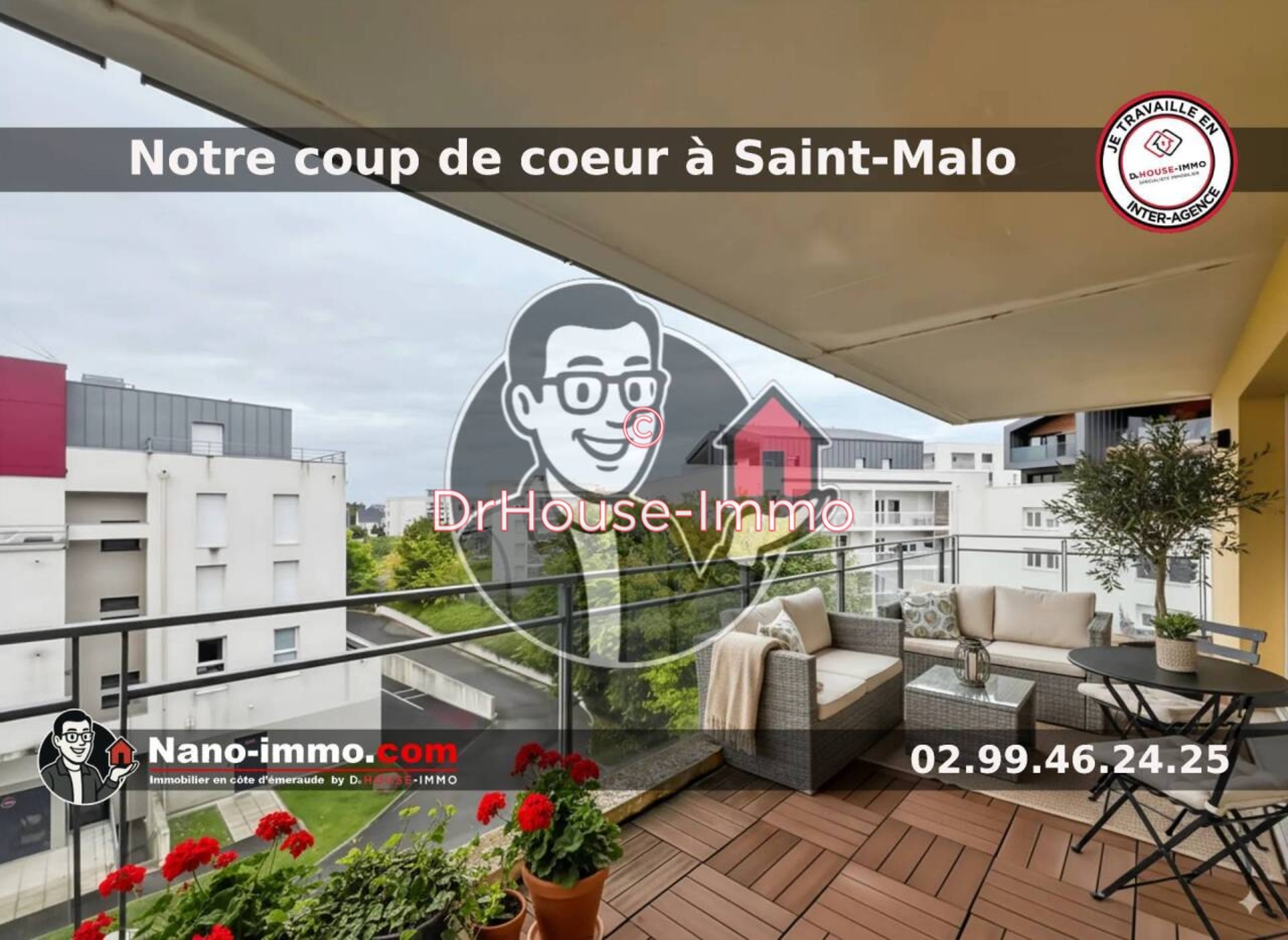 Appartement 4 pièces de 73 m² - Saint-Malo (35400)