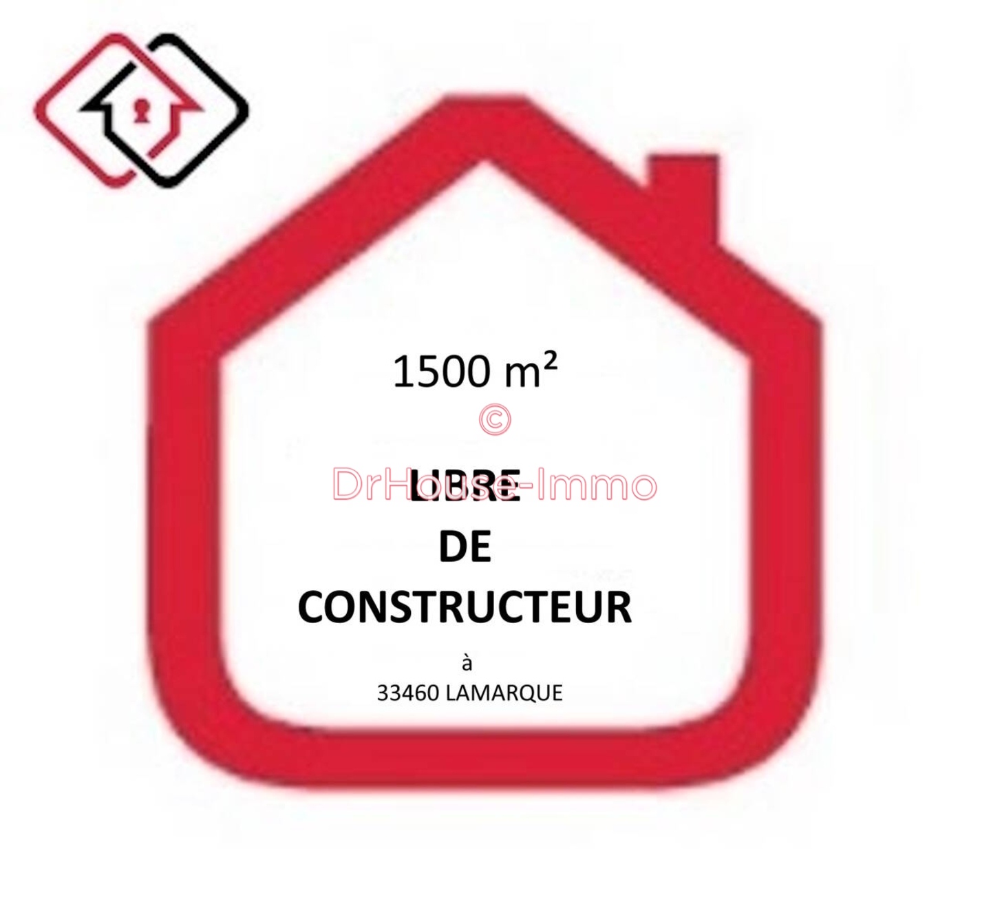 Terrain de 1 507 m² - Lamarque (33460)