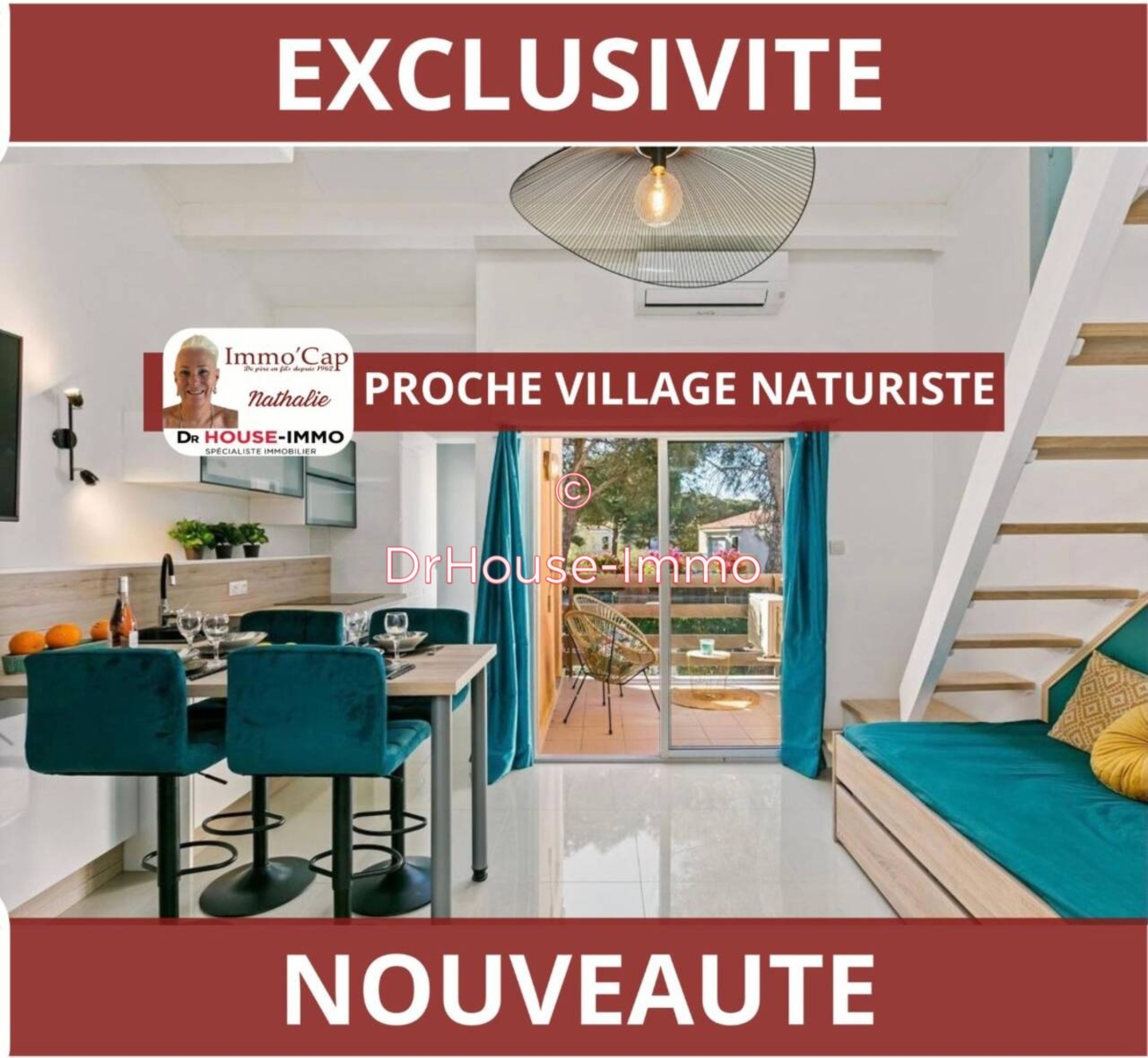 Appartement 2 pièces de 35 m² - Cap d'Agde (34300)