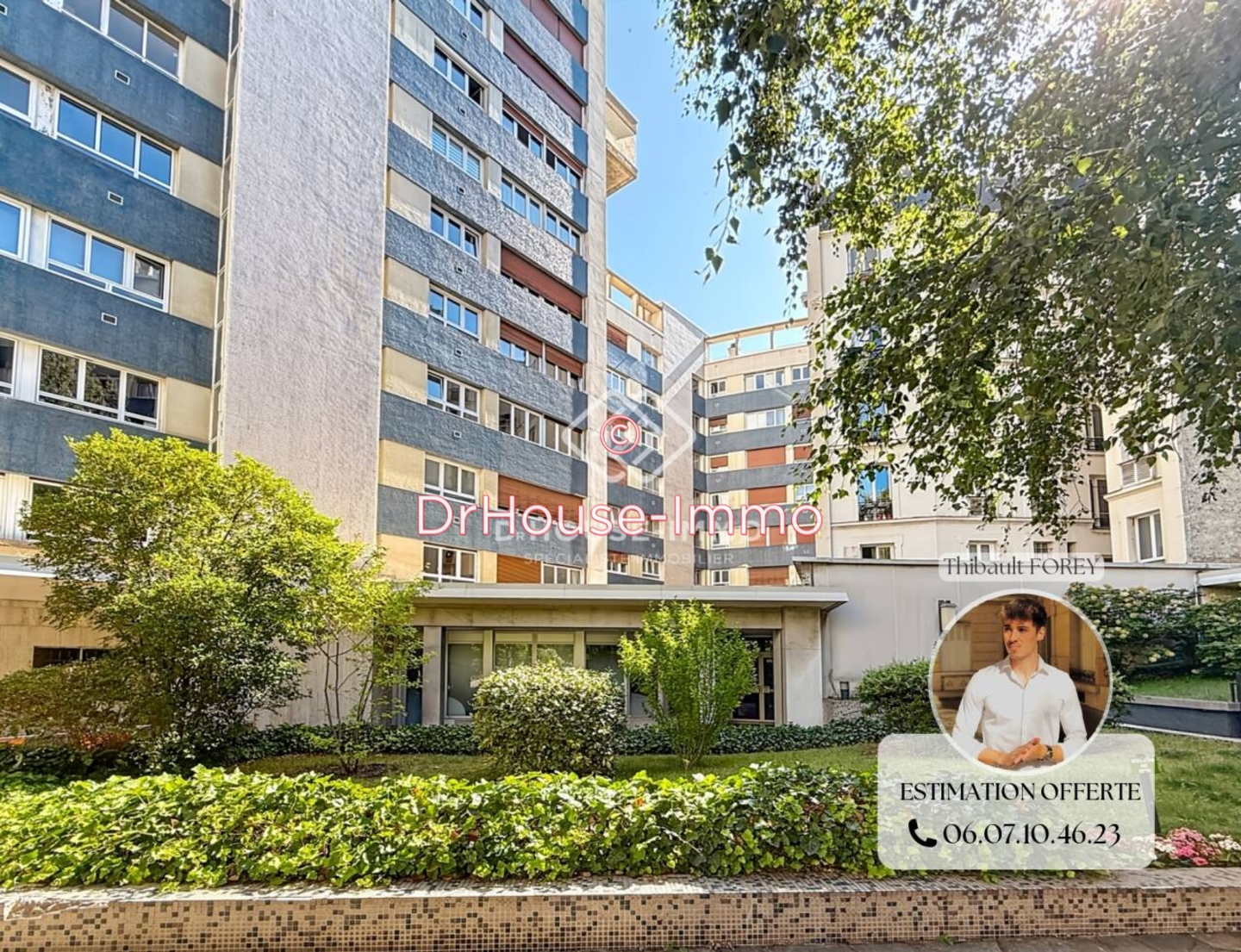 Appartement 2 pièces de 44 m² - Paris (75016)