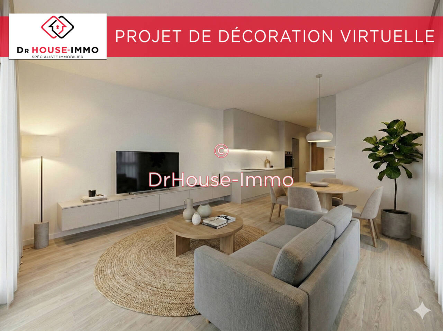 Appartement 3 pièces de 68 m² - Saint-Erblon (35230)