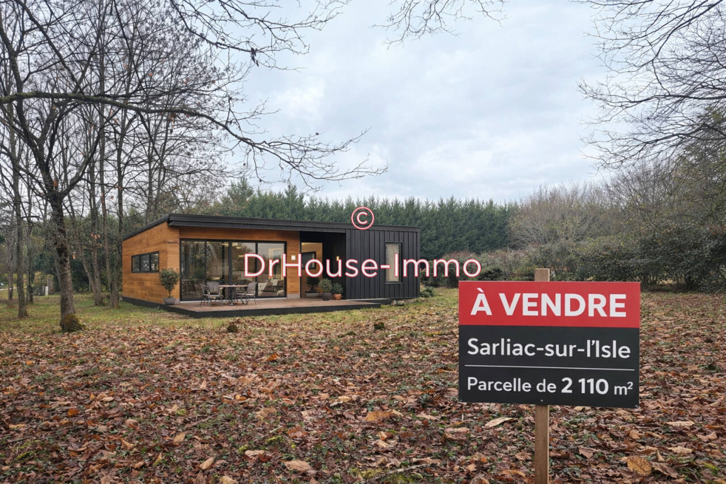 Terrain de 2 110 m² - Sarliac-sur-l'Isle (24420)