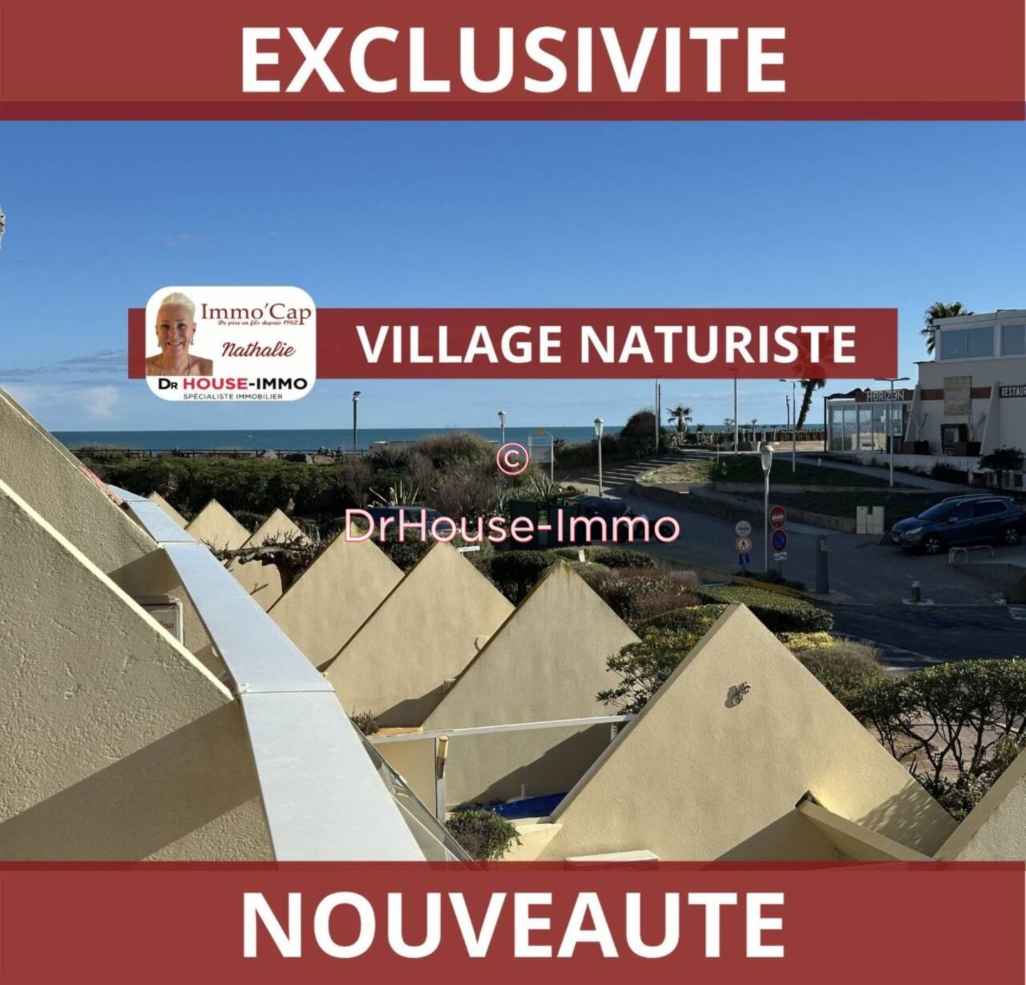 Appartement 1 pièce de 37 m² - Cap d'Agde (34300)