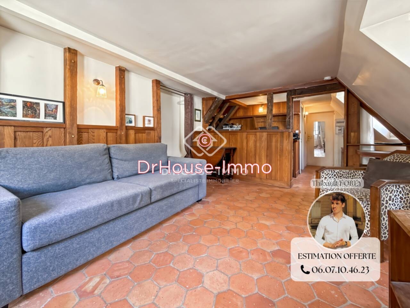 Appartement 1 pièce de 24 m² - Paris (75004)