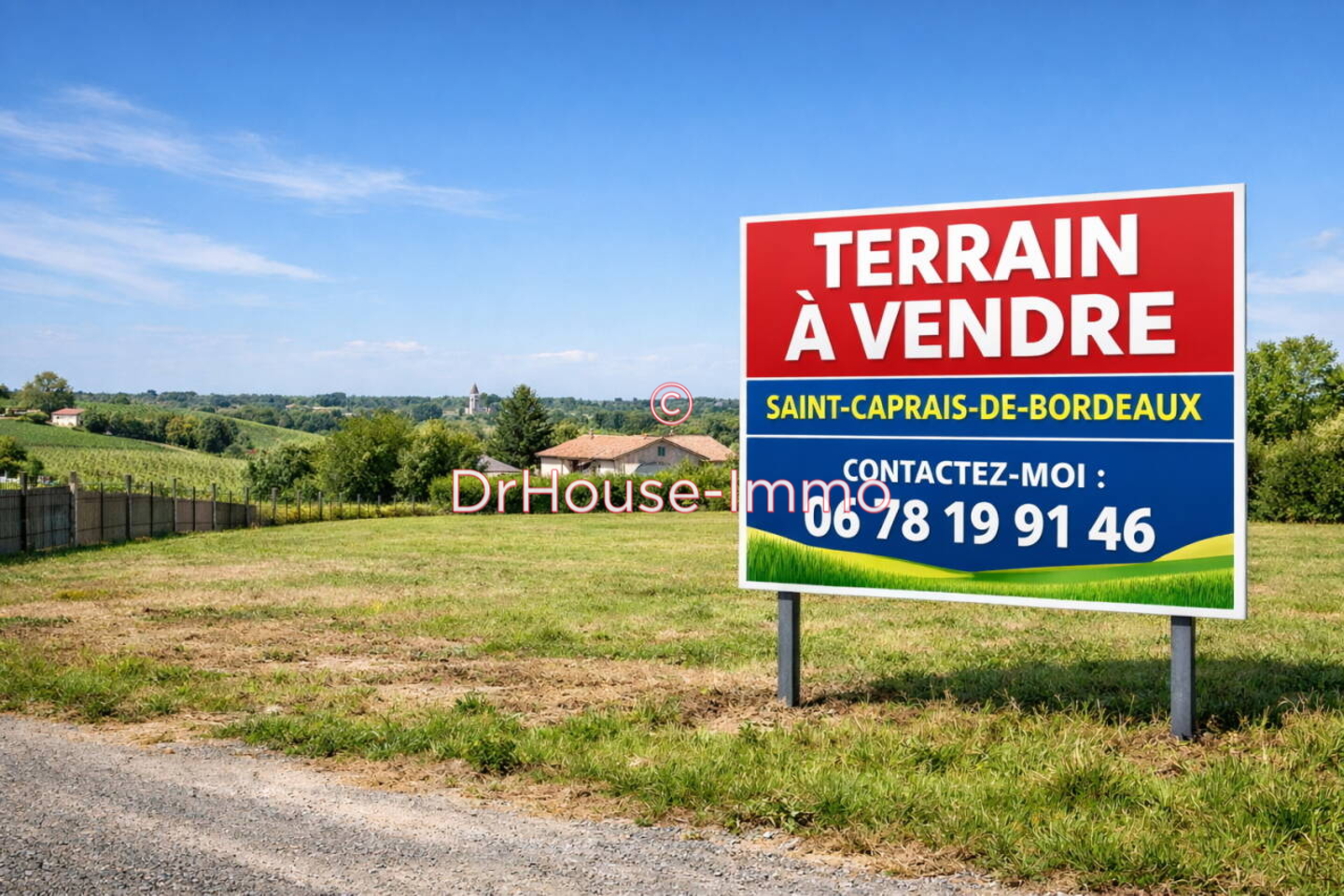 Terrain de 792 m² - Saint-Caprais-de-Bordeaux (33880)