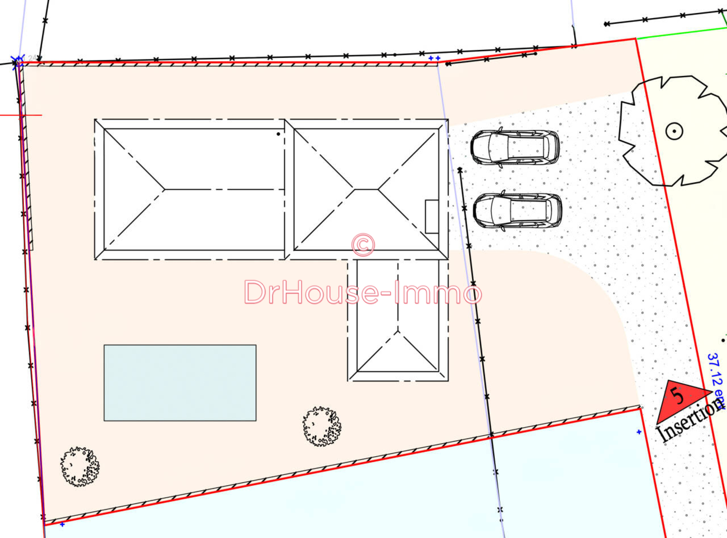 Terrain de 792 m² - Saint-Caprais-de-Bordeaux (33880)