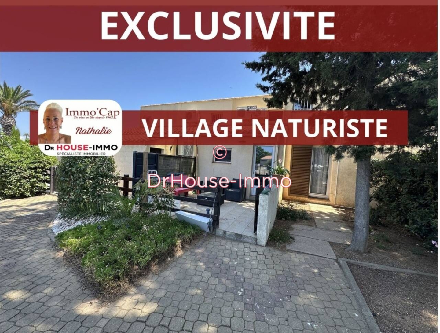 Maison 3 pièces de 39 m² - Cap d'Agde (34300)