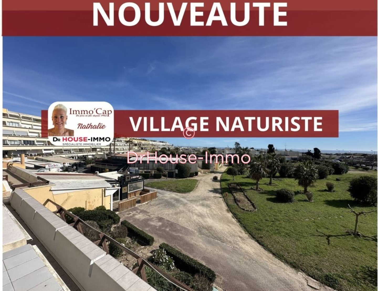 Appartement 1 pièce de 22 m² - Cap d'Agde (34300)