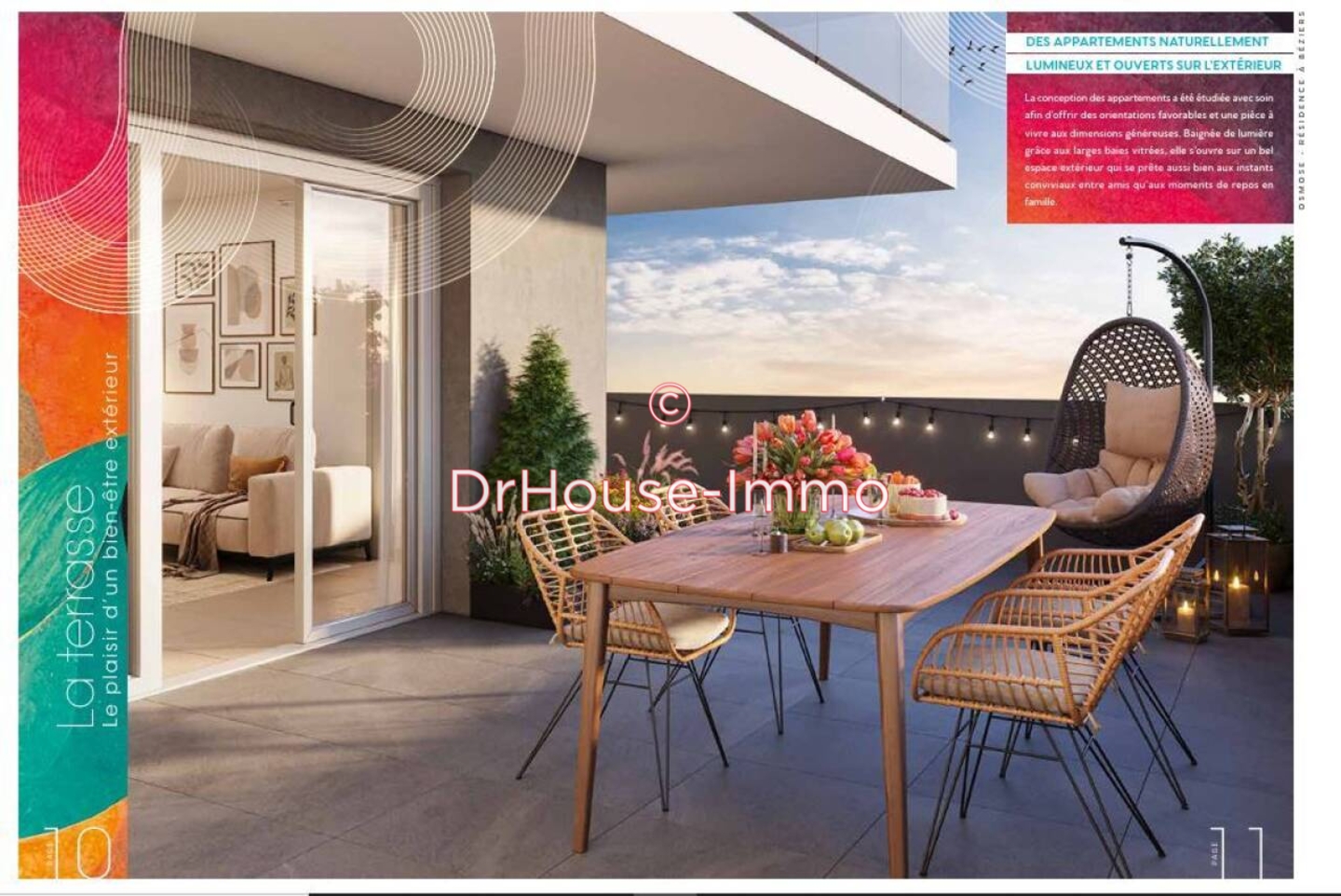 Appartement 3 pièces de 65 m² - Béziers (34500)