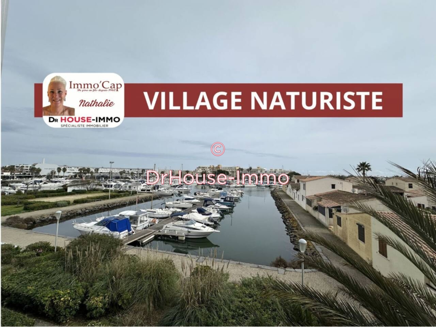 Appartement 1 pièce de 21 m² - Cap d'Agde (34300)