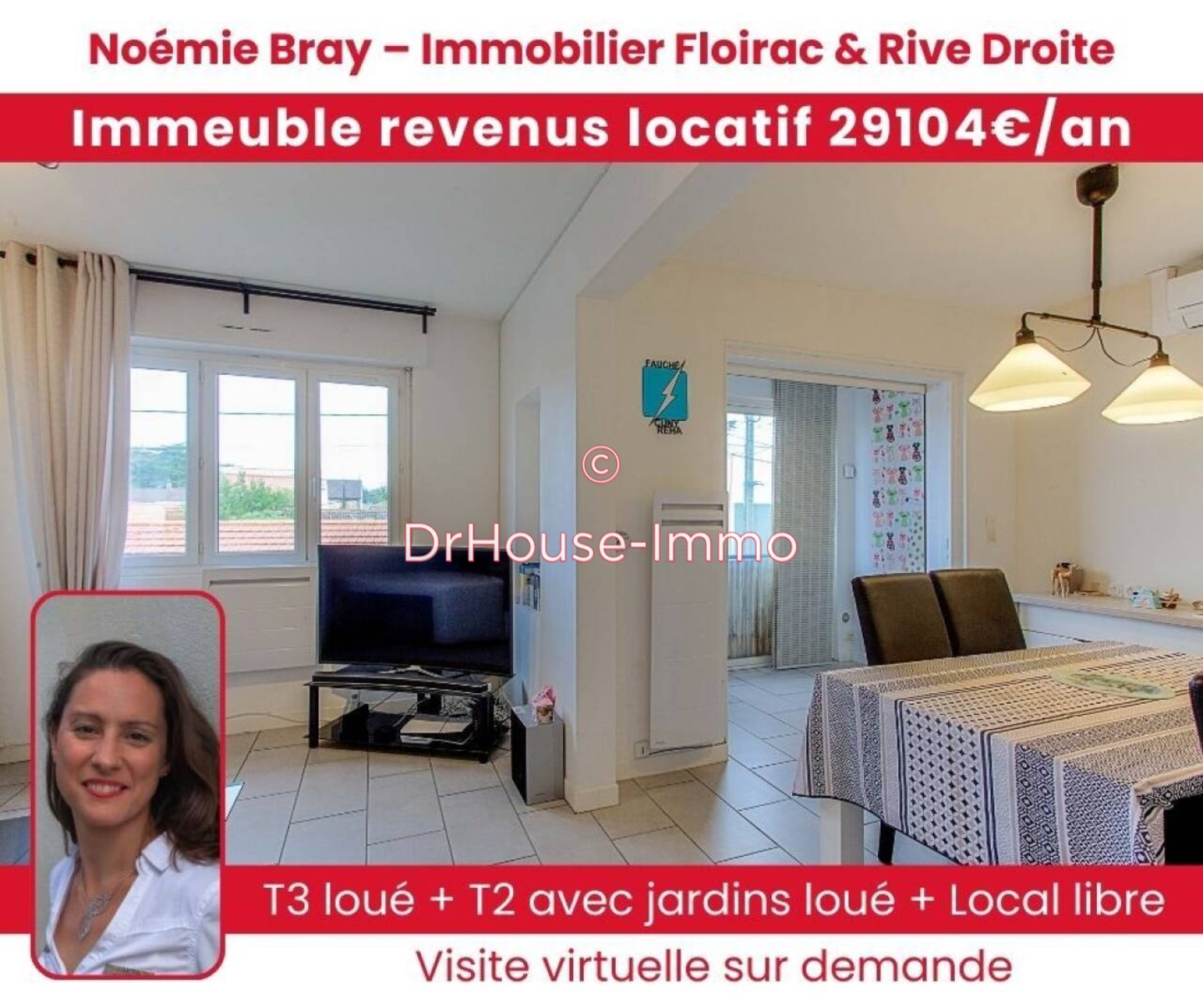 Maison 9 pièces de 217 m² - Floirac (33270)