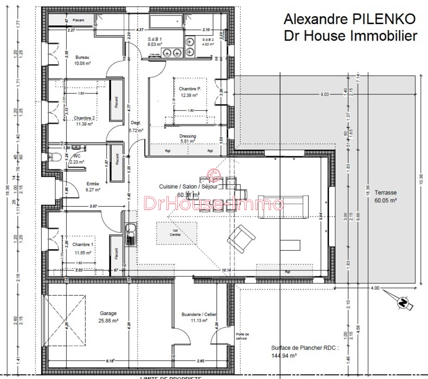 Maison 6 pièces de 145 m² - Demigny (71150)