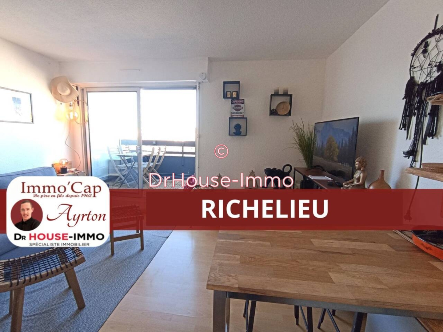 Appartement 1 pièce de 19 m² - Cap d'Agde (34300)
