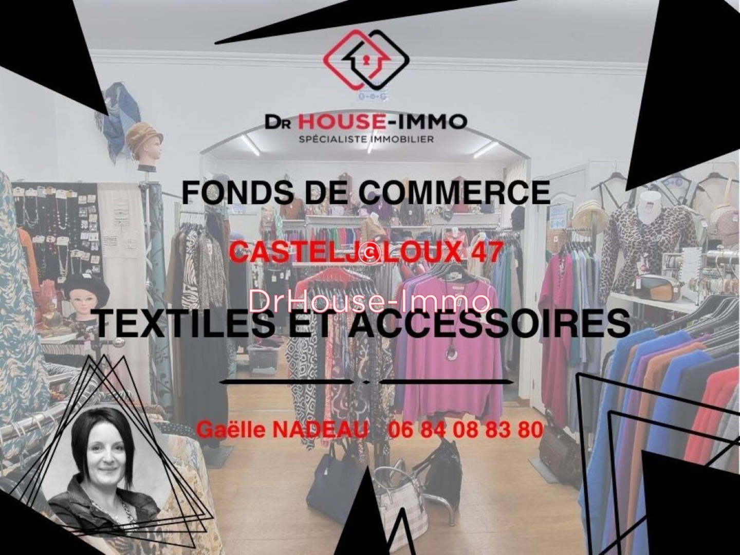 Commerce 1 pièce de 80 m² - Casteljaloux (47700)