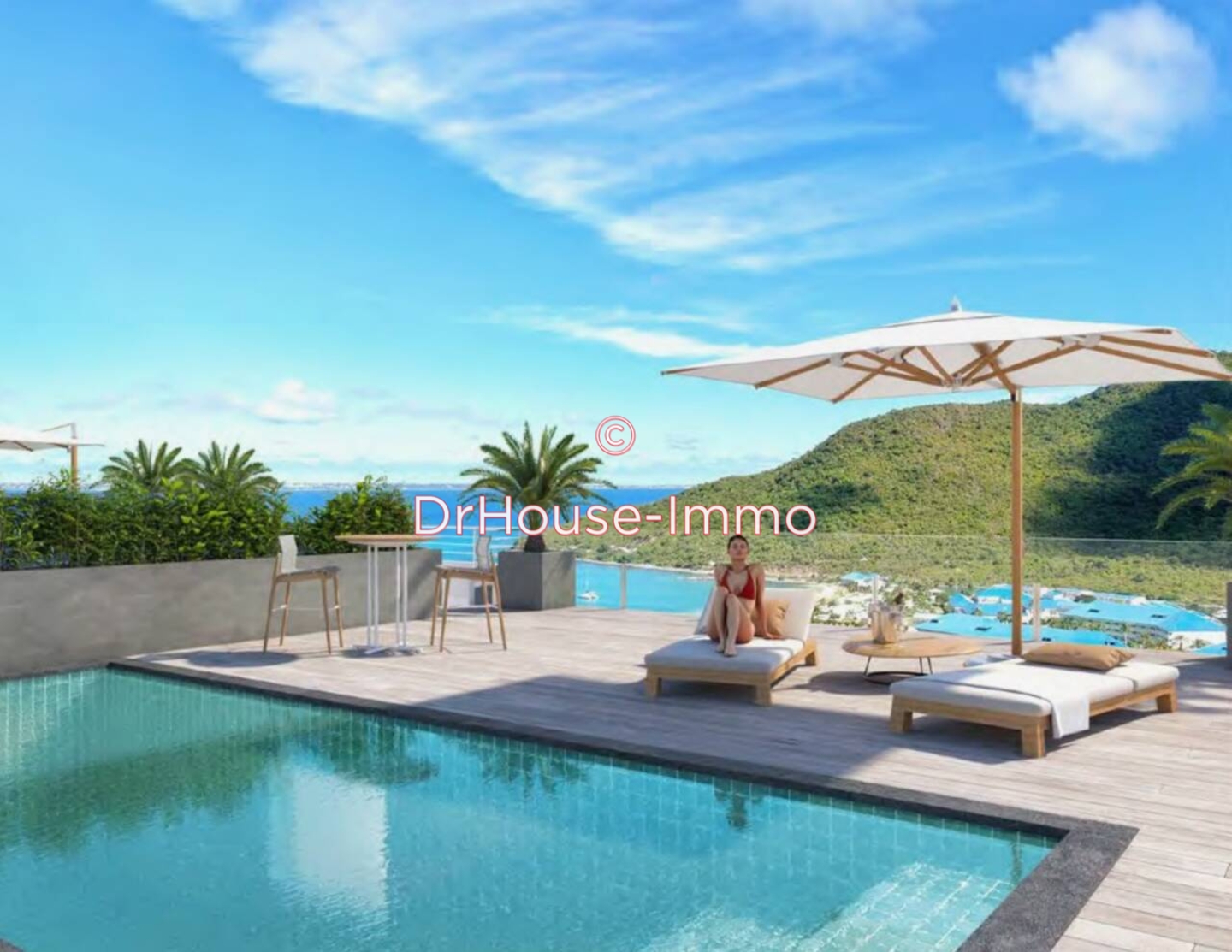 Appartement 2 pièces de 50 m² - Saint-Martin (97150)