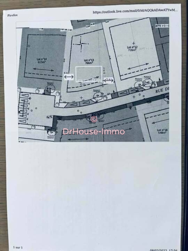 Terrain de 766 m² - Crespin (59154)