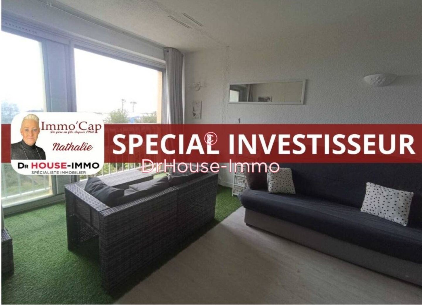 Appartement 1 pièce de 26 m² - Cap d'Agde (34300)