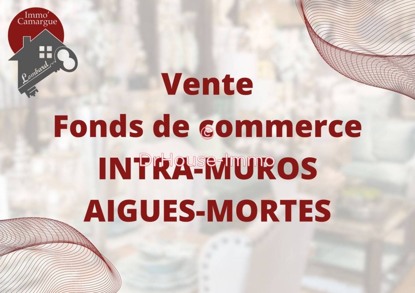 Commerce 2 pièces de 50 m² - Aigues-Mortes (30220)