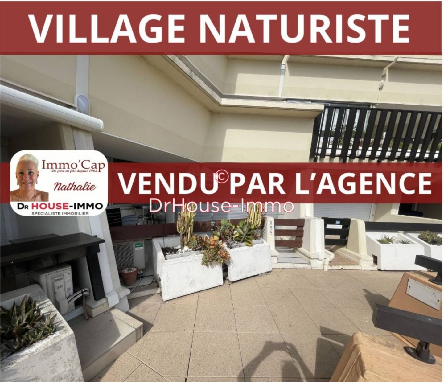 Appartement 2 pièces de 28 m² - Cap d'Agde (34300)