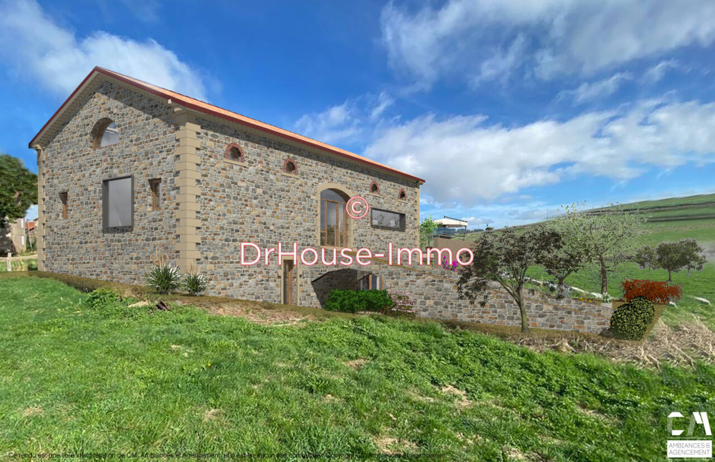 Maison 8 pièces de 300 m² - Saint-Jean-de-Nay (43320)