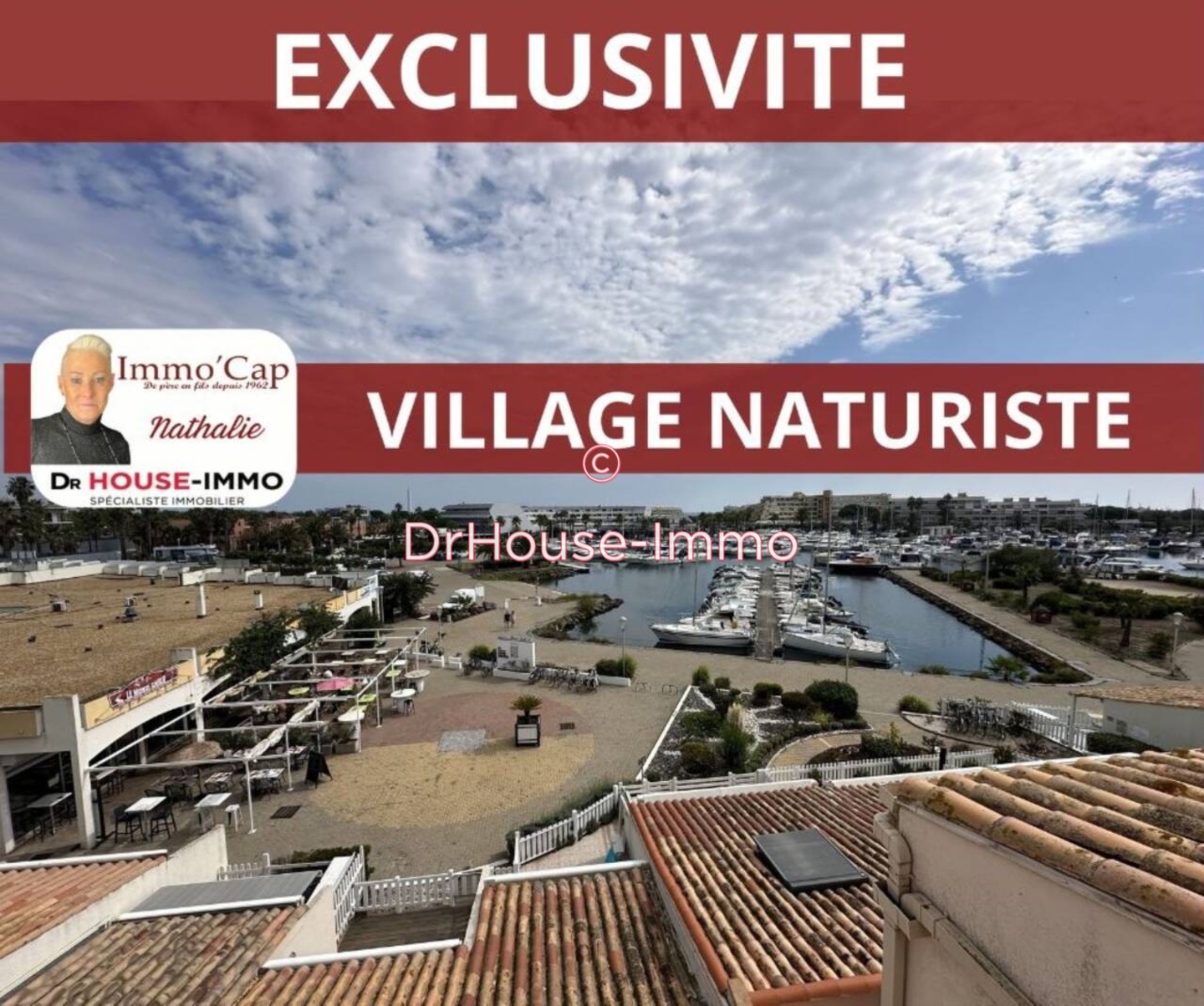 Appartement 1 pièce de 16 m² - Cap d'Agde (34300)